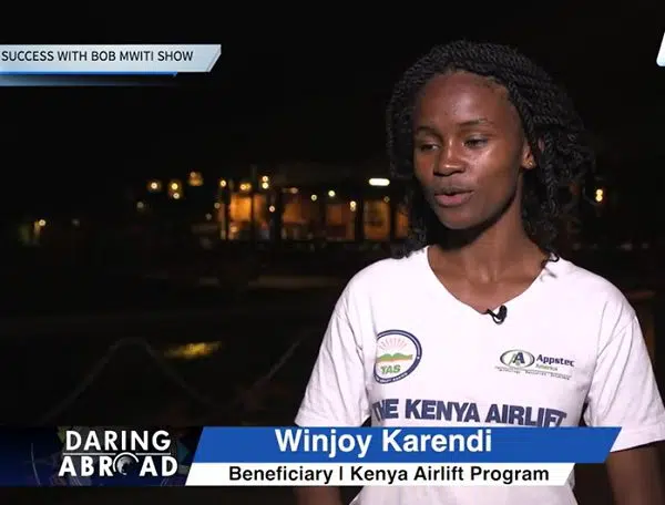Kenya Airlift Program Story Of Winjoy Karendi From Tharaka Nithi To Alabama, USA.