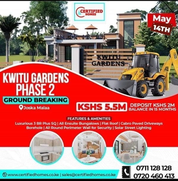 KWITU GARDENS ESTATE GROUNDBREAKING CEREMONY 