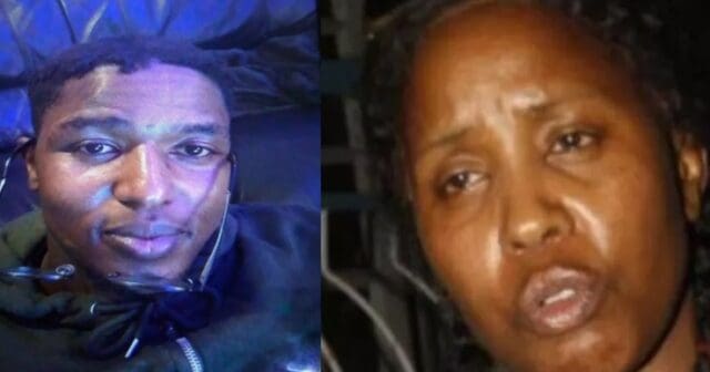 Mother of Kenyan Man Gabriel Kariuki Who Died in UK returns to kenya carrying ashes in Suitcase