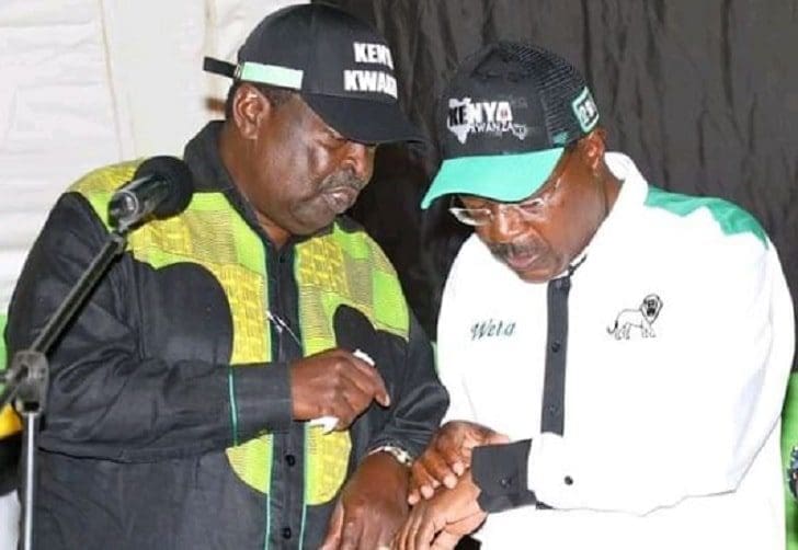Mudavadi and Justin Muturi Among 11 Presidential Aspirants Disqualified