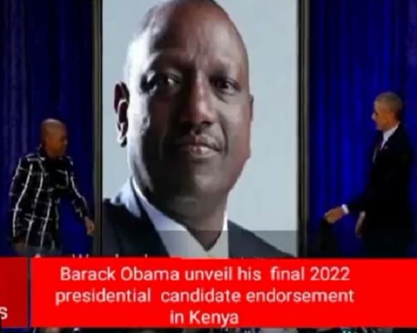 VIDEO: Truth Behind Viral Video of Barrack Obama Endorsing Ruto