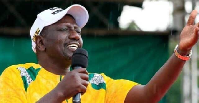 Ruto Goes After Raila For Withdrawing From Presidential Debate