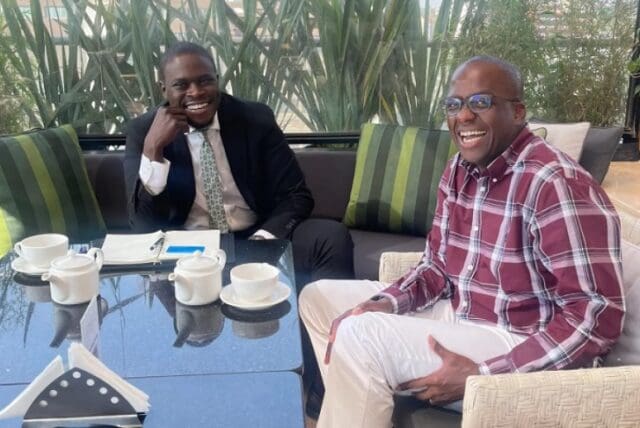 How It Should Be: Sakaja Meets Rival Polycarp Igathe For Coffee
