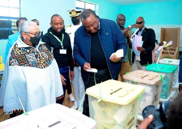 Disappointment: Uhuru' Own Polling Station Fails To Give Raila A Win