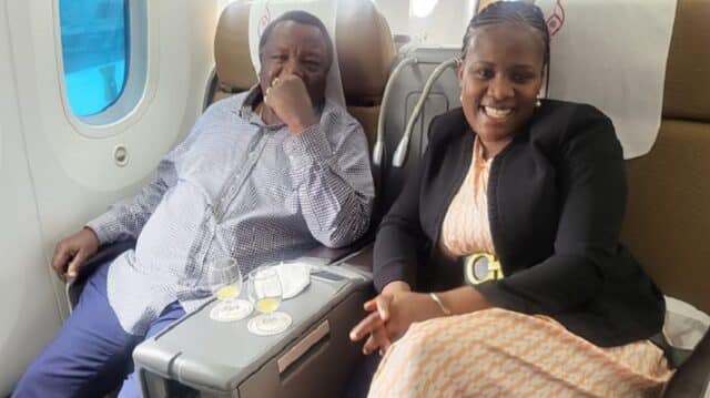 Photos: Mary Kilobi and Husband Francis Atwoli Travel to UK 