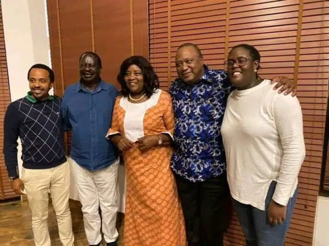 Raila’s Circle Criticised For Sharing Photos of His Swollen Face 