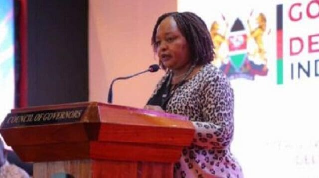 UDA Win: Anne Waiguru Elected as Council of Governors Chairperson