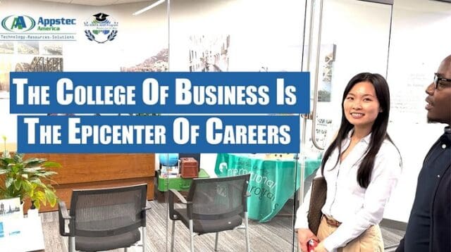 The College of Business is the epicenter of careers