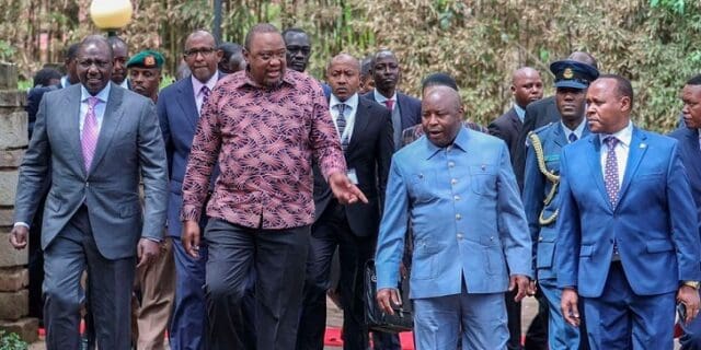 Protocol Debate: Ruto Humbles Himself During Meeting With Uhuru