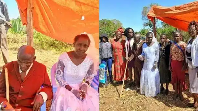 97 Year Old Man Marries 30 Year Old Woman In Eldoret