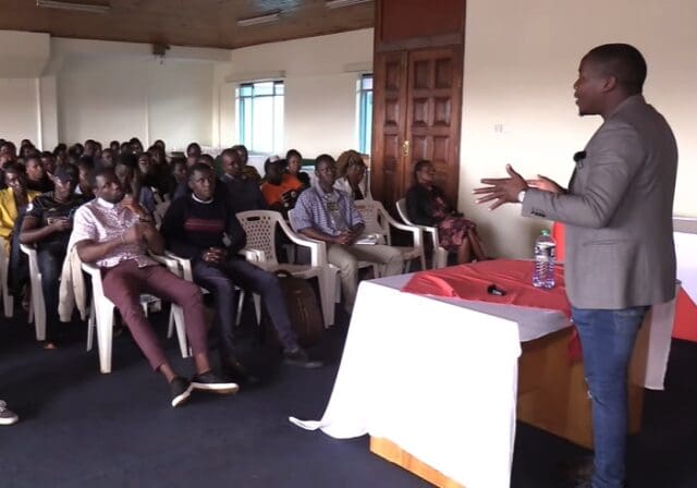 Wilfred Mwiti Media Address on The Kenya Airlift Program Goodies at Kisii