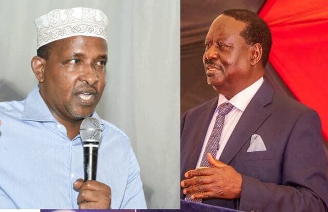Aden Duale Reveals his disappointments with Raila Odinga