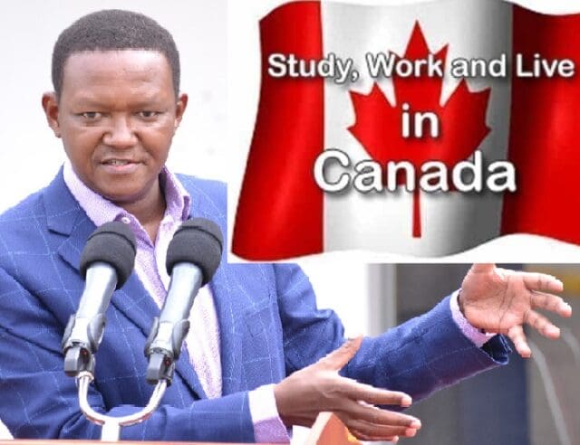 Mutua Urged Kenyans to Apply for Jobs in Canada but be Careful 