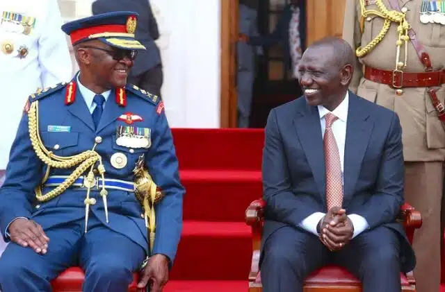 Ruto says General Ogolla Tried to Overturn his Victory at Bomas