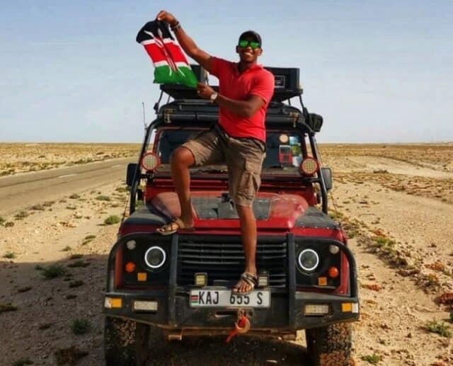 Kenyan Man Kim Musau Drives from Nairobi To Portugal By Road