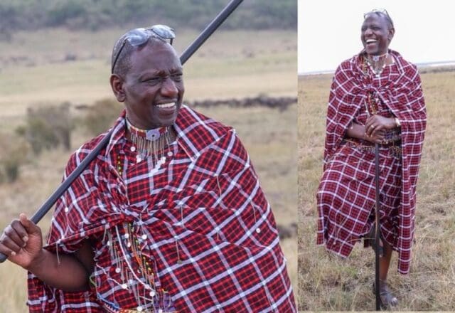  Fashion Moment: Ruto's Maasai Regalia Gets Kenyans Talking
