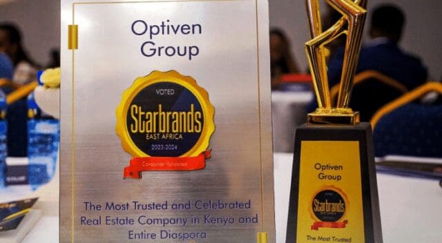 Optiven Group Wins Prestigious Starbrands East Africa Award 