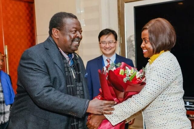 Musalia Mudavadi in China on a 3-day official visit