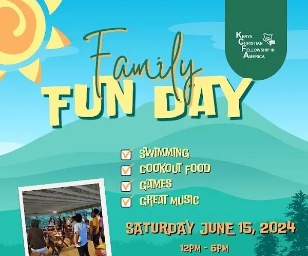Invitation To KCFA Baltimore Annual Family Fun Day 2024