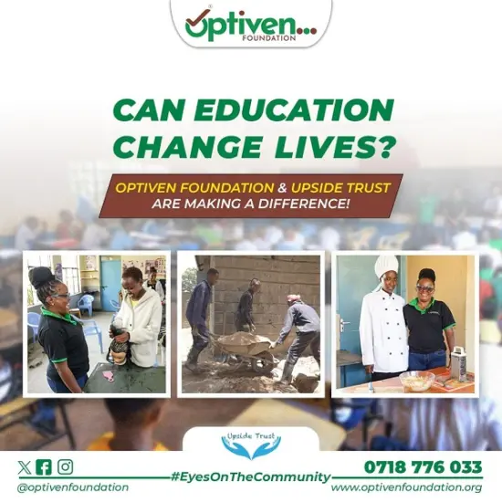 Transforming Lives: Optiven Foundation & Upside Trust Empower Youth