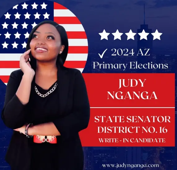 Judy Nganga: Kenyan-Born Trailblazer Vying for Senator in Arizona 