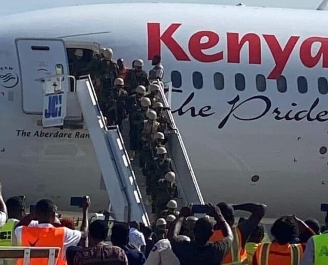 First Batch of 400 Kenyan police force arrives in Haiti 