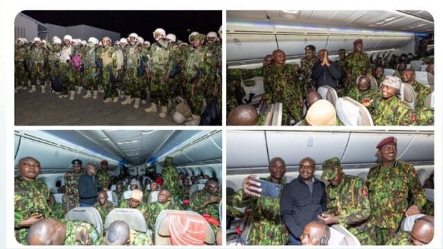 First Batch of 400 Kenyan police force arrives in Haiti 