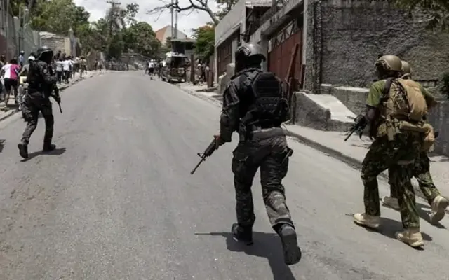 Kenyan police officer shot by suspected gangsters in Haiti