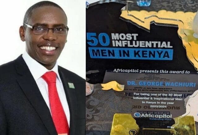 Dr George Wachiuri: Among Top 50 Most Influential Men in Kenya