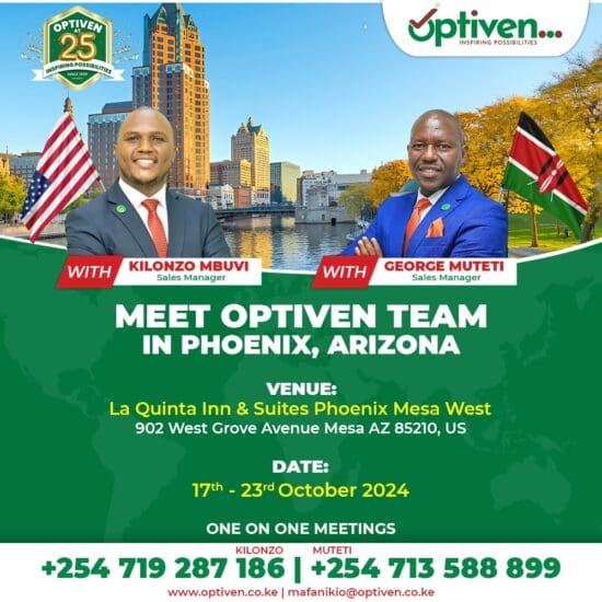 Optiven Takes the USA by Storm: Empowering Diaspora Investors!