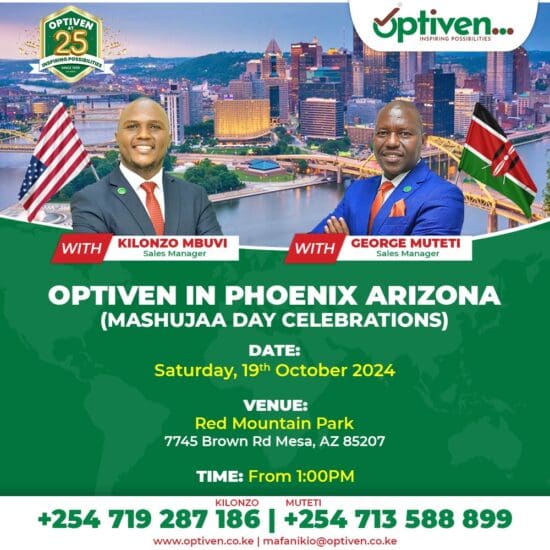 Optiven Takes the USA by Storm: Empowering Diaspora Investors!