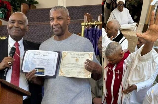 Denzel Washington Gets Baptized: Shocking Message About GOD