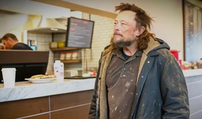 Elon Musk Goes Undercover as Homeless: A Shocking Encounter