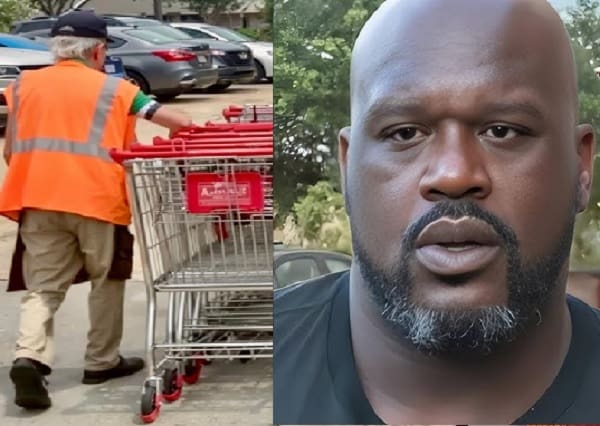 When Shaq O'Neal Spots a 90 Year-Old Struggling: Act of Kindness