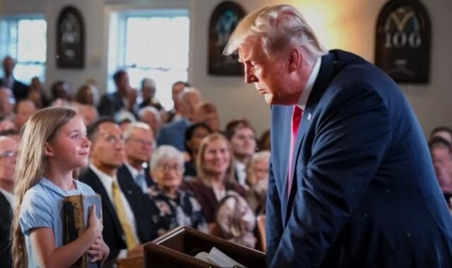 Trump shares deep personal story with Little Girl about faith & loss