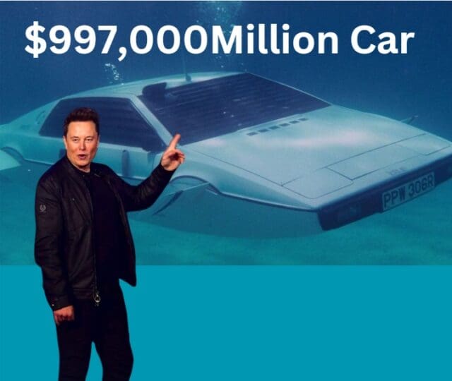 Elon Musk's $997M Submarine car bought from James Bond Movie