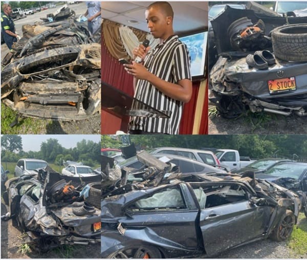 Kenyan Teen Miraculously Survives Horrific Car Crash in Maryland
