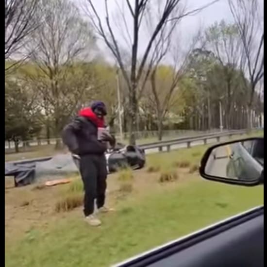 Homeless Kenyan Woman in US