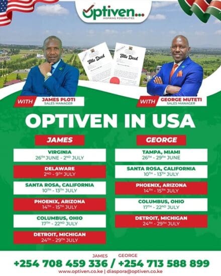 Join Optiven Team's Exciting Summer Tour in USA with James Ploti