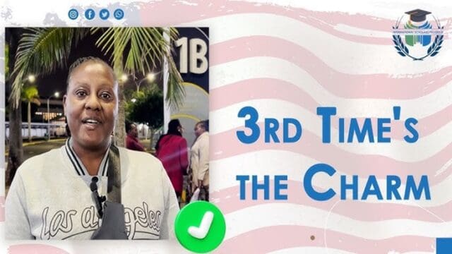 Regina Akoth Waweru: 3rd Time Visa Interview Success