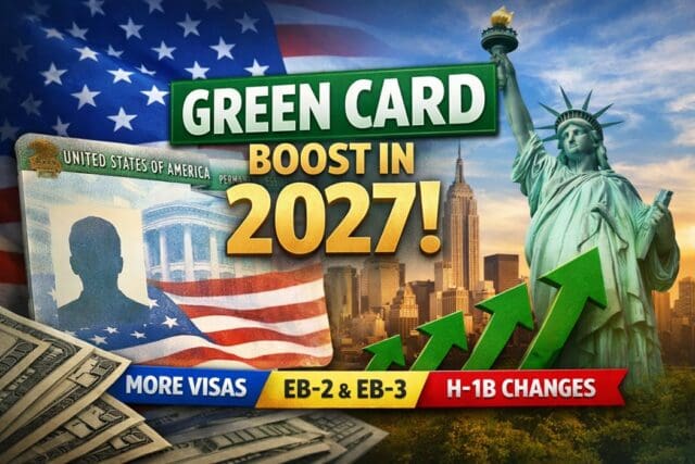 Green Card Applicants for 2027 to Receive Significant Boost