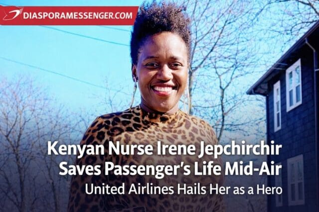 Kenyan Nurse Performs Mid-Air Rescue on United Airlines flight