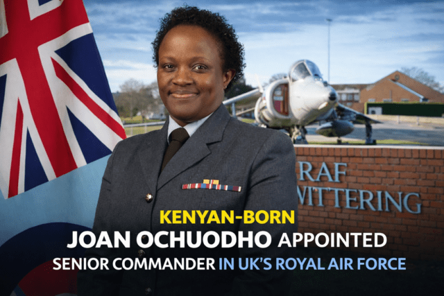 Joan Ochuodho Appointed Senior Commander in UK Air Force