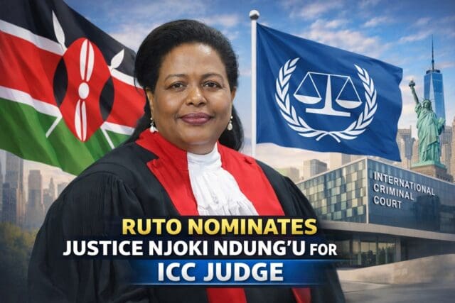 Ruto Nominates Justice Njoki Ndung’u for (ICC) Judge