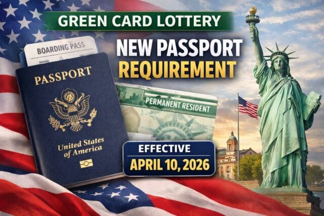 New Rule for Green Card Lottery Applicants for DV-2027 