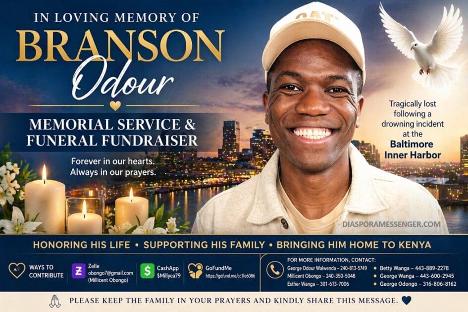Memorial Service & Funeral Fundraiser For Branson Odour