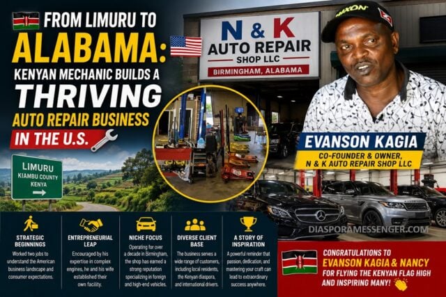 Inspiring: Kenyan Man Built Thriving Business in Alabama 1 Inspiring: Kenyan Man Built Thriving Business in Alabama